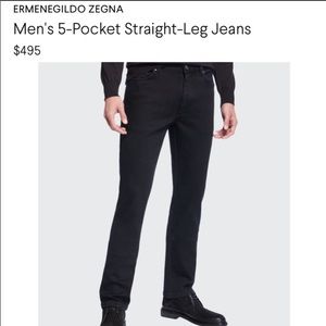Zegna -Black denim